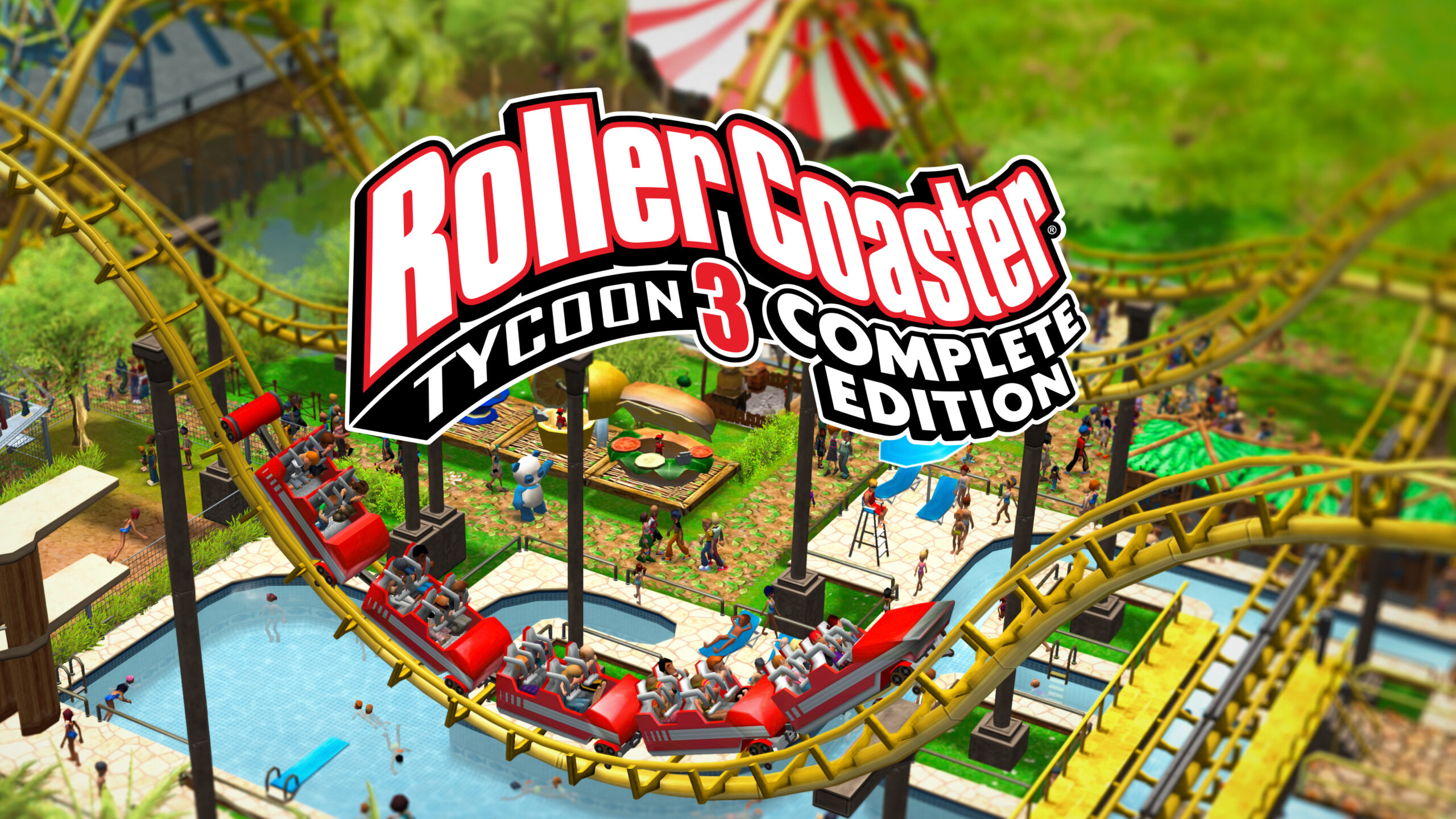 Parque de atracciones de RollerCoaster Tycoon 3 Complete Edition