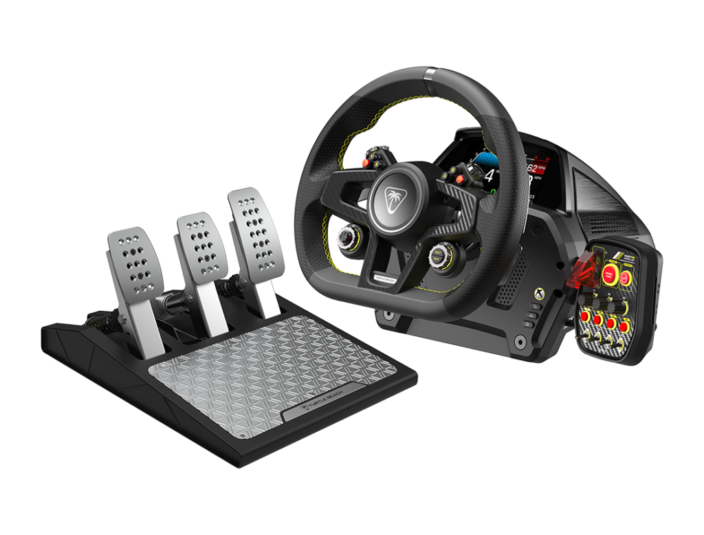 Linux 7.3 añade soporte para el force feedback del Turtle Beach VelocityOne Race Volante Turtle Beach VelocityOne Race con su base y juego de pedales