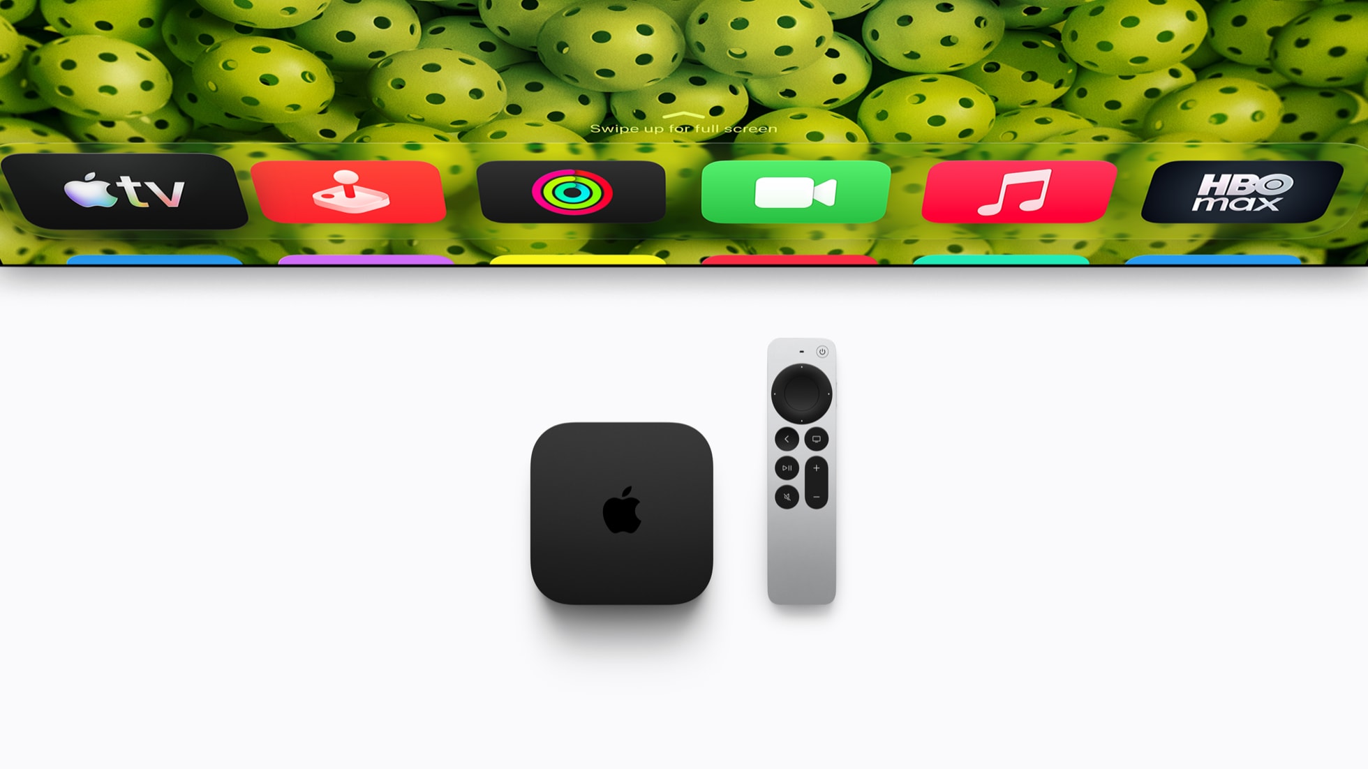 Apple TV 4K de cuarta generación junto a su Siri Remote