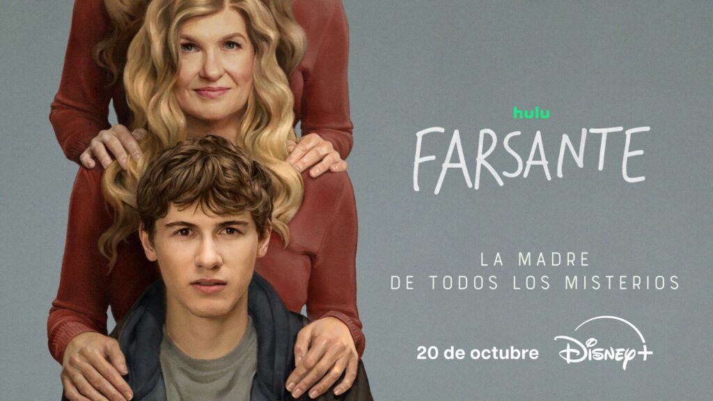 Imagen promocional oficial de Farsante, la serie de misterio de Disney+