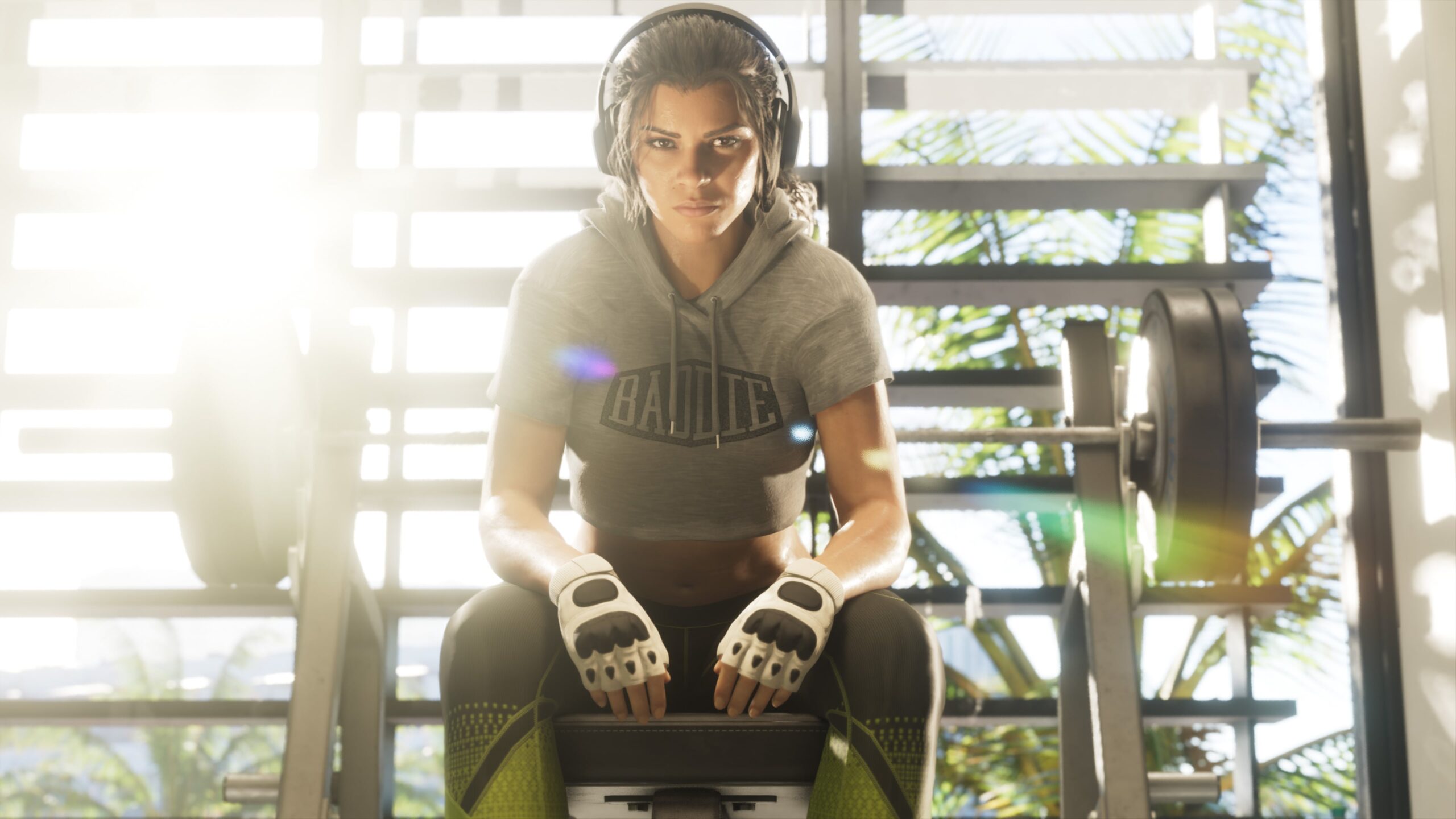 Lucia Caminos en una captura oficial de Grand Theft Auto VI