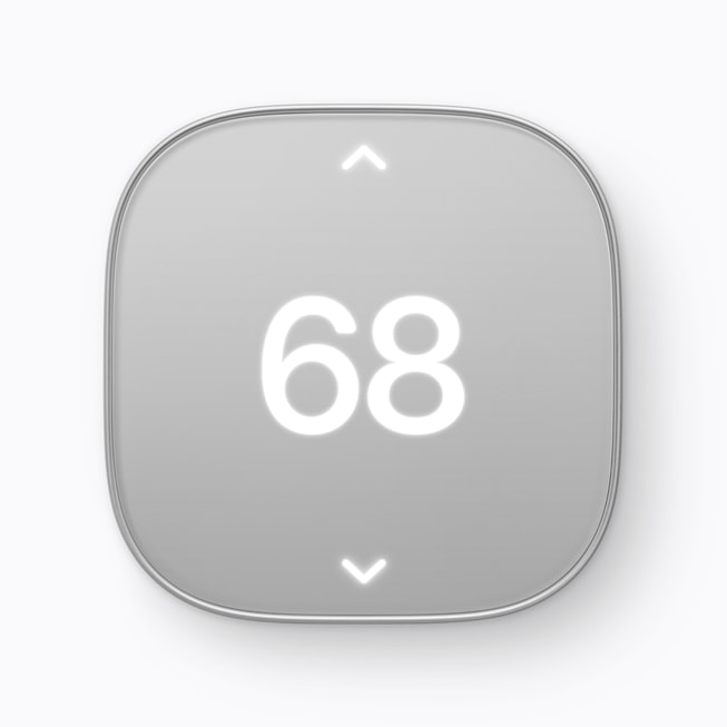 Termostato Schneider Home Smart Thermostat integrado en la Apple Home Collection.