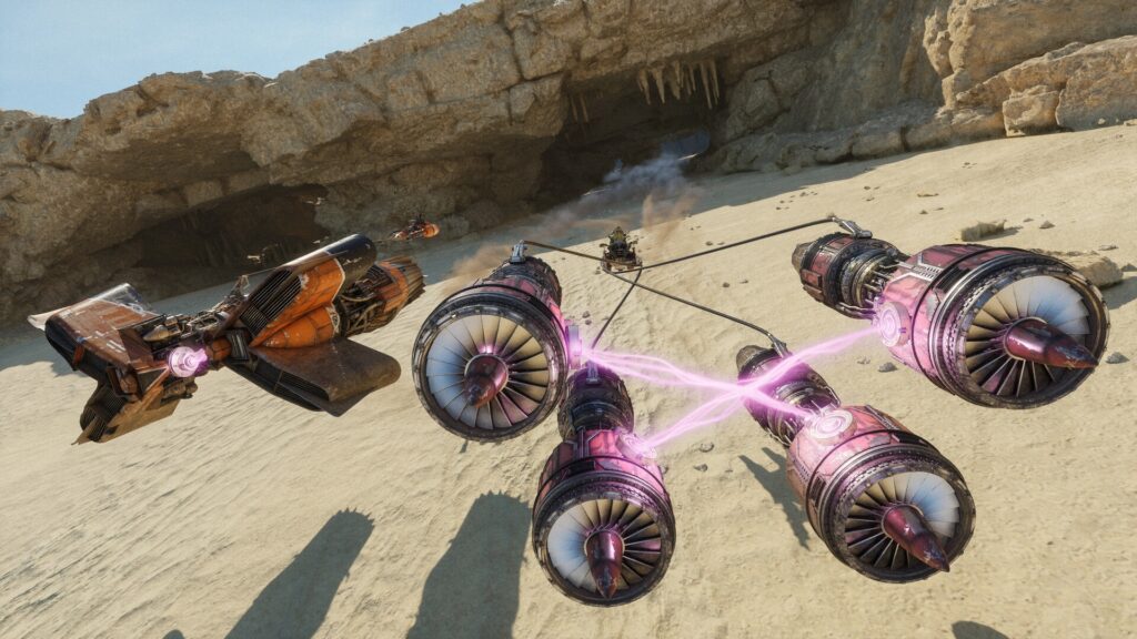 Imagen promocional de Star Wars: Galactic Racer
