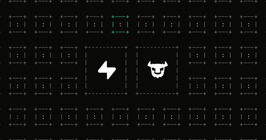 Logotipos de Supabase y Turso sobre un patrón oscuro de bases de datos