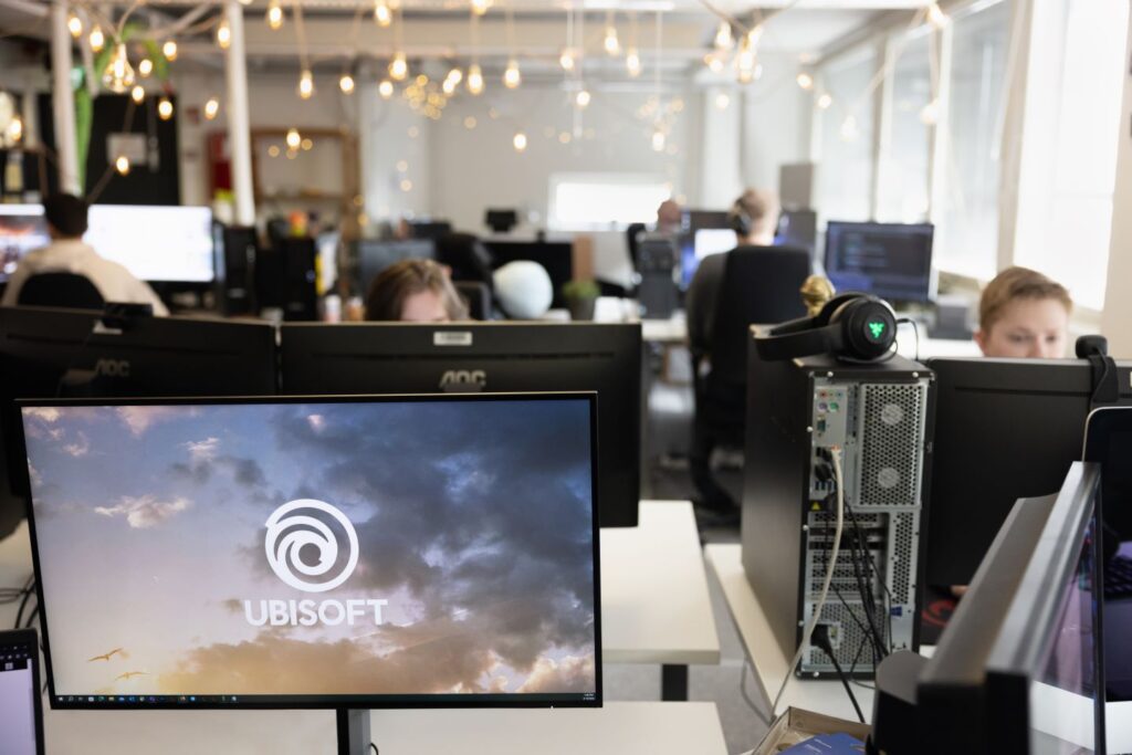 Espacio de trabajo del estudio Ubisoft RedLynx en Helsinki, en una imagen corporativa de archivo
